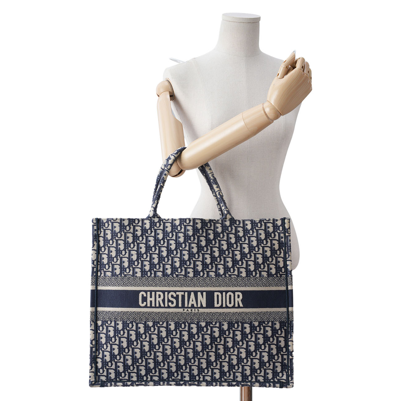 CHRISTIAN DIOR(USED)디올 오블리크 북토트백 라지